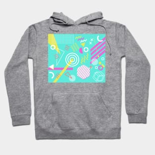 90s geometric pattern Hoodie